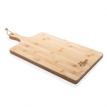 Planche de service rectangulaire Ukiyo en bambou, avec logo