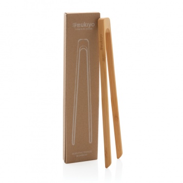 Pince de service en bambou Ukiyo — photo du produit, marron (1)