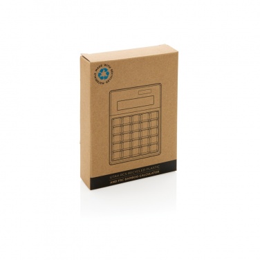 Calculatrice Utah en plastique recyclé RCS et bambou — image du produit (3)