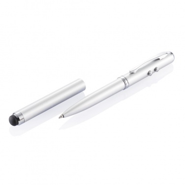 Stylo 4 en 1 — vue de détail, argenté (3)