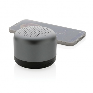 Enceinte sans fil Terra de 5 W en aluminium recyclé RCS — vue de détail (2)