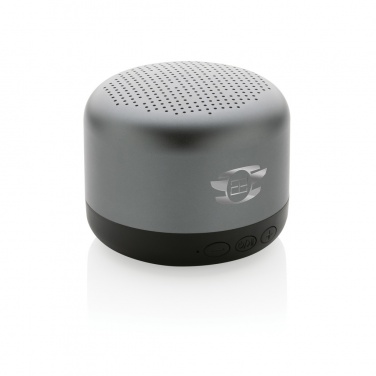 Enceinte sans fil Terra de 5 W en aluminium recyclé RCS, avec logo