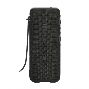 Enceinte Urban Vitamin Pacific Grove de 30 W IPX7 en plastique recyclé RCS — vue de détail, noir (1)