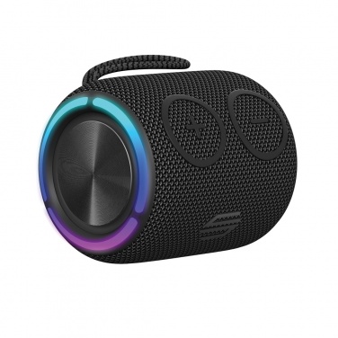 Enceinte Urban Vitamin Palmdale de 16 W IPX7 en plastique recyclé RCS — vue de détail, noir (1)