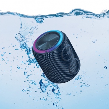Enceinte Urban Vitamin Palmdale de 16 W IPX7 en plastique recyclé RCS — vue de détail, noir (3)
