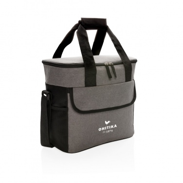 Grand sac isotherme classique, gris, avec logo