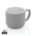 Mug moderne en céramique, 350 ml, gris