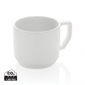 Mug moderne en céramique, 350 ml, blanc