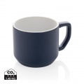 Mug moderne en céramique, 350 ml, bleu marine