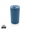 Mug isotherme sous vide à double paroi en acier inoxydable recyclé RCS, étanche et verrouillable, bleu