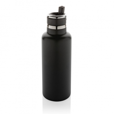Gourde isotherme sous vide Hydro en acier inoxydable recyclé RCS avec bec verseur — vue de détail (1)
