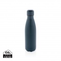 Gourde isotherme sous vide unie en acier inoxydable 500 ml, bleu