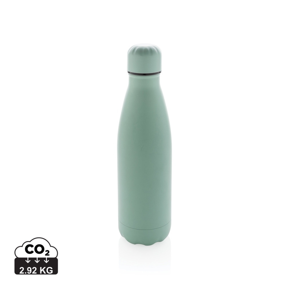 Gourde isotherme sous vide unie en acier inoxydable 500 ml — vert — image du produit