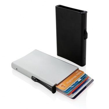 Porte-cartes RFID Standard en aluminium — image du produit, noir