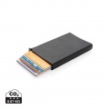 Porte-cartes RFID Standard en aluminium, noir