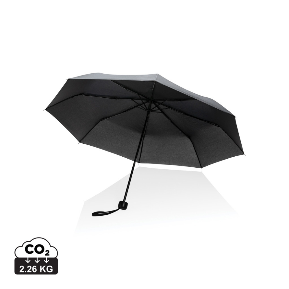 Mini-parapluie Impact AWARE™ RPET 190T de 20,5 pouces — noir — image du produit