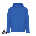 Veste softshell Iqoniq Makalu pour homme en polyester recyclé, bleu roi