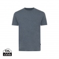 Tee-shirt non teint Iqoniq Manuel en coton recyclé, bleu marine chiné