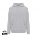 Sweat à capuche en micropolaire Iqoniq Trivor en polyester recyclé, gris orage