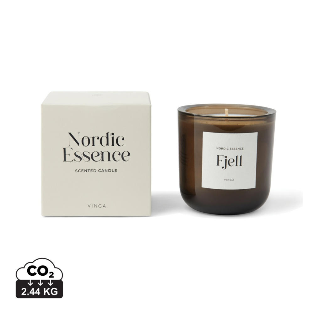 Grande bougie parfumée Nordic essence — blanc cassé — image du produit