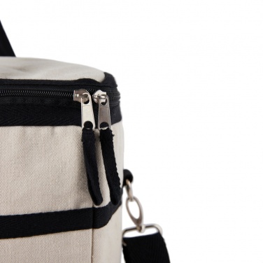 Panier isotherme VINGA Volonne AWARE™ en toile recyclée — blanc cassé — vue de détail 5