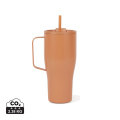 Mug isotherme VINGA Eos voyager de 800 ml en acier inoxydable recyclé RCS, orange