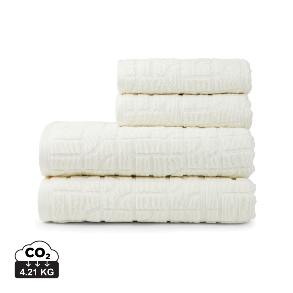 Ensemble de 4 serviettes VINGA Verso en coton biologique OCS — naturel — image du produit