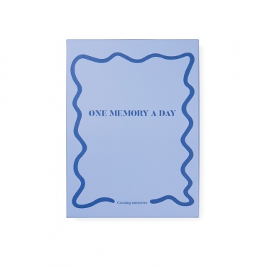 Journal VINGA One memory a day en papier recyclé GRS — vue de détail 7, bleu