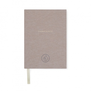 Journal VINGA Thankfulness en papier recyclé GRS — vue de détail 5, beige
