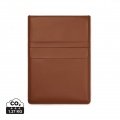 Housse d’ordinateur VINGA Timo de 14 pouces en PU et RPET RCS, marron