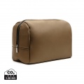Trousse de toilette VINGA Bermond en PU recyclé RCS, marron