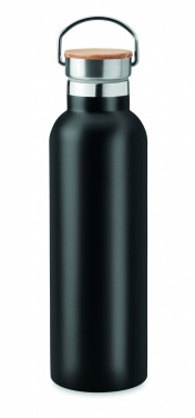 Bouteille à double paroi 750 ml — noir — variante de couleur