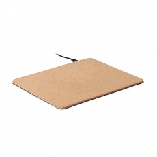 Tapis de souris en liège avec chargeur 15 W