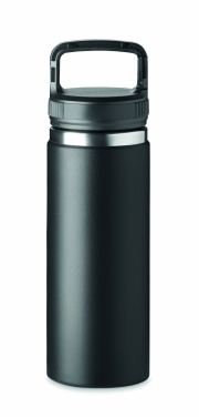 Bouteille à double paroi 500 ml — noir — vue de détail 2