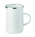 Mug métallique émaillé — blanc