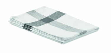 Torchon de cuisine en tissu recyclé — gris — variante de couleur