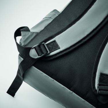 Sac à dos hautement réfléchissant 190T — vue de détail 4, argenté mat