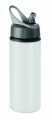 Bouteille en aluminium 600 ml, blanc