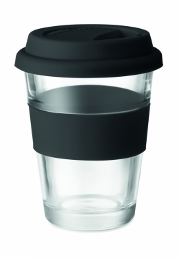 Gobelet en verre 350 ml — noir — variante de couleur