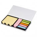 Carnet de notes adhésives AMARILLO, blanc