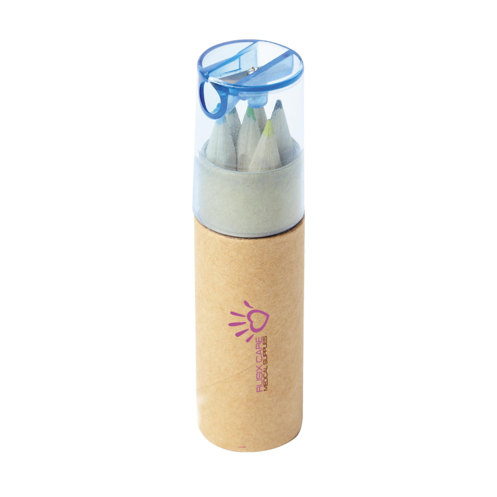 Crayons de couleur ColourTube — bleu — variante de couleur