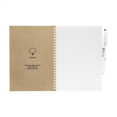 Carnet effaçable MOYU en papier de pierre CraftCover 18 pages, marron (2)