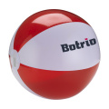 Ballon de plage Ø 30 cm, blanc / rouge
