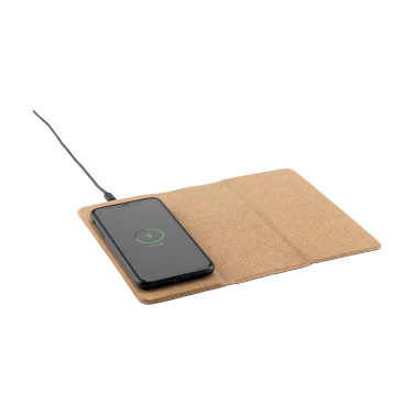 Tapis de souris en liège avec chargeur sans fil (2)