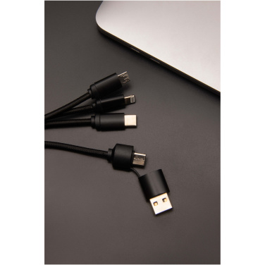 Câble de charge SCX.design C14 15 W 5-en-1 — vue de détail 4, noir uni