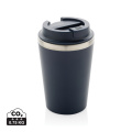 Gobelet Java à double paroi en matière recyclée RCS 350 ml, bleu