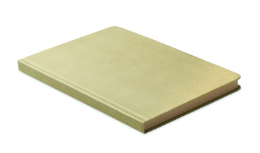 Carnet A5 en PLA de canne à sucre — kaki — variante de couleur