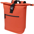 Sac à dos à fermeture enroulable extensible Resi Plus 15 pouces en matières recyclées GRS, 18 L, brique