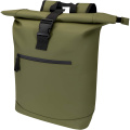 Sac à dos à fermeture enroulable extensible Resi Plus 15 pouces en matières recyclées GRS, 18 L, vert forêt