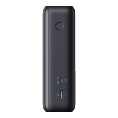 Batterie externe Anker de 25 000 mAh, 165 W, avec câble rétractable intégré — vue de détail 4, gris